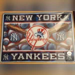6 piece set New York Yankees vinyl placemats